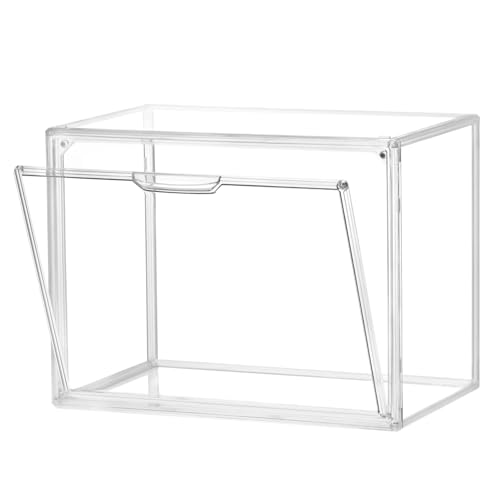 Boîte à chaussures empilable plastique transparent polyvalent grand format - 4