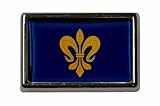 lohberg Rückseite mit Butterflyclip U24 Pin Löhnberg Flaggenpin Anstecker Anstecknadel Fahne Flagge