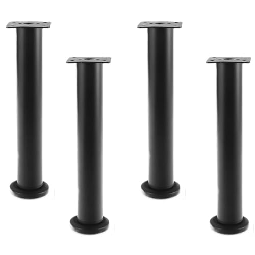 JKAVPPT Patas Ajustables for Muebles, Patas telescópicas for Muebles, Patas de Soporte de Repuesto for gabinete de Cocina/aparador/Soporte de TV/sofá/Silla/Cama/Mesa de Centro con Tornillos(25-42CM)