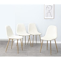 【ぴそ】定価9万円　アメリカ　baker スタッズ チェア 椅子 Amazon.com - Pozbee Modern Black Dining Chairs Set of 4