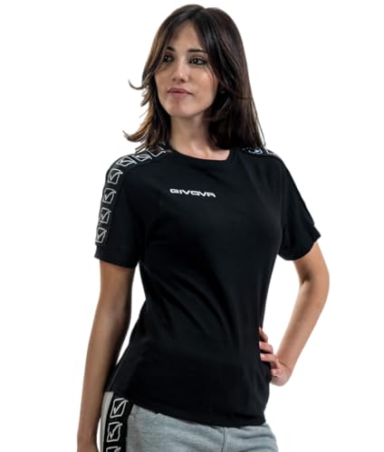 T-shirt en coton Givova pour entraînement de football et fitness décontracté