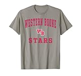 Western Boone High School Stars T-Shirt