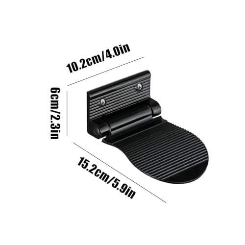 Repose-pieds de douche pliable et compact pour coin de salle de bain et spa - 6