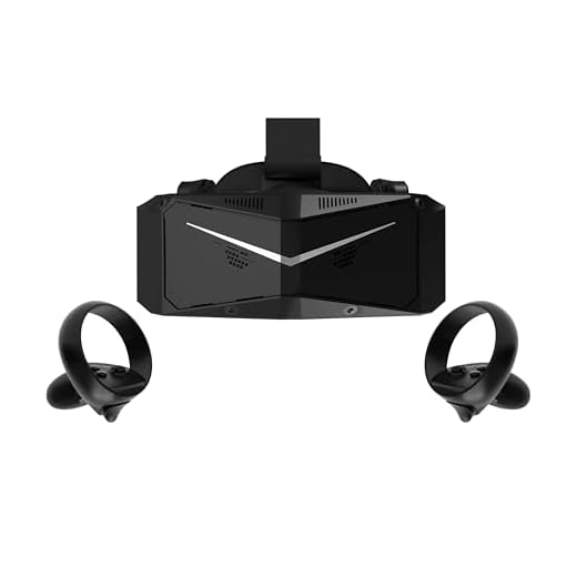 Pimax Crystal Light Hochauflösendes PC VR-Headset & VR-Brille mit 8K-Auflösung & 120Hz – Für SteamVR-Spiele, Flug- & Rennsimulatoren – Inklusive Controller, Vollzahlungs-Version
