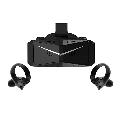 Pimax Crystal Light VR Headset Partial Payment Version-with Controllers, 8K QLED with Local-Dimming, Lightweight & Comfortable Compatible with Flight Simulators, iRacing & PC Gaming