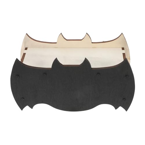 Cabilock Casa de Murciélagos para Jardín Exterior Refugio de Madera para Murciélagos Hábitat Hecha Mano para Paredes o Árboles Casera