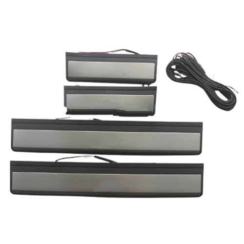 Protection seuil de porte Honda HR-V 2023-2024 en acier inoxydable ABS 4 pièces