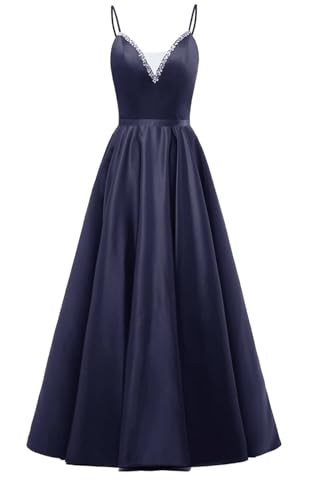 Robe de bal en satin de soie KIYNE vêtement de cérémonie col en V premium