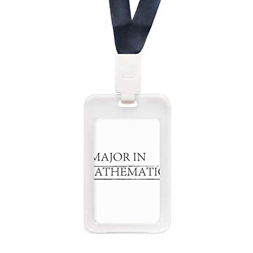 Étui protection transparent carte de crédit motif rigide Mathematics pour portefeuille mince