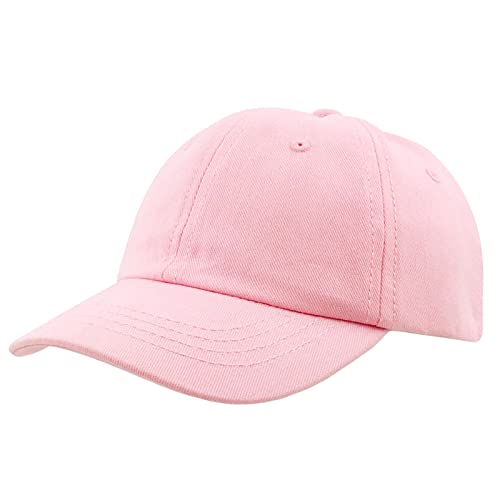 BAVST Kids Boy Girl Baseball Cap Baby Sun Hat Adjustable Toddler Trucker Hats with Flat Brim for Summer Outdoor