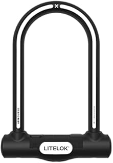 LITELOK X1 High Security Bike Lock, Angle Grinder Resistant Armoured D-Lock, Anti Angle Grinder Bicycle Lock, Sold Secure Diamond
