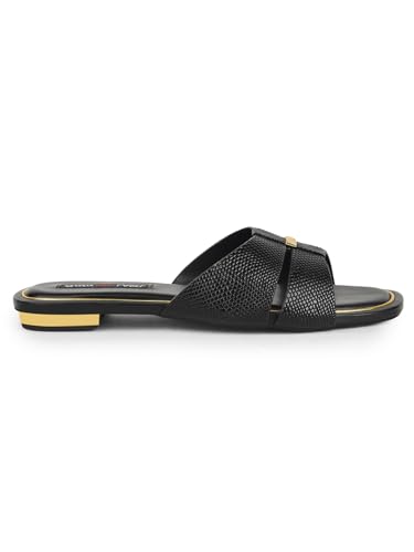 Image of Bata Women's Mule Thong Slipper - Black