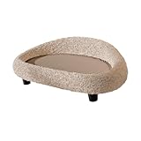 pistro Pet Sofa Bed Cat Scratcher 3 in 1 Design with Sisal and Velvet for Cats and Small Dogs 24.02x14.96x7.09 Inch