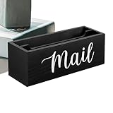 Posthalter aus Holz, Aufbewahrungsbehälter für Schreibtischpost, Organizer für Wanddokumente,...