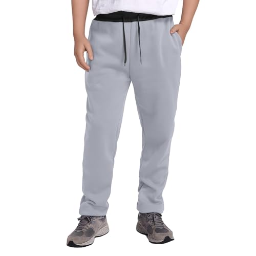 Boys Sweatpants - Active Performance Fleece Boys Joggers with Color Block Drawstring Waist - Athletic Pants for Kids2