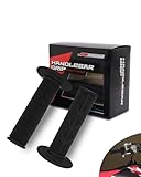 JFG RACING 7/8' Motorcycle Grips,22mm 24mm Non Slip Dirt Bike Hand Handlebar Glue Universal for Most Pit Bike Motercross Hawk 250 KLX KX EXC XC SX CRF CR YZ WR DRZ RMZ 50 85 100 150 250 350 450-Black