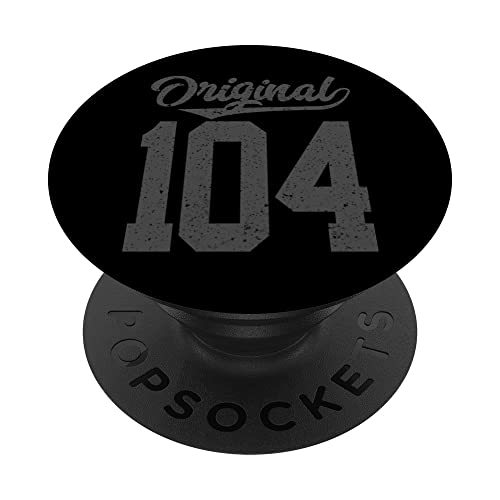 Original de 104 Cumpleaños - ciento cuatro PopSockets PopGrip Intercambiable