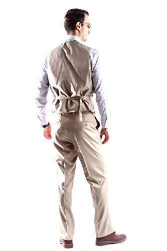 Men's 2 Button Superior 150s Extra Fine 3 pcs Vested Dress Suits4