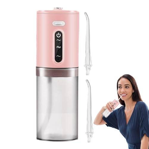 Selección de hilo para dientes, hilo para dientes | Selección de dientes con hilo de agua,3 modos de hilo de agua inalámbrico, hilo de agua portátil, púas de hilo, limpiador de dientes de encías para
