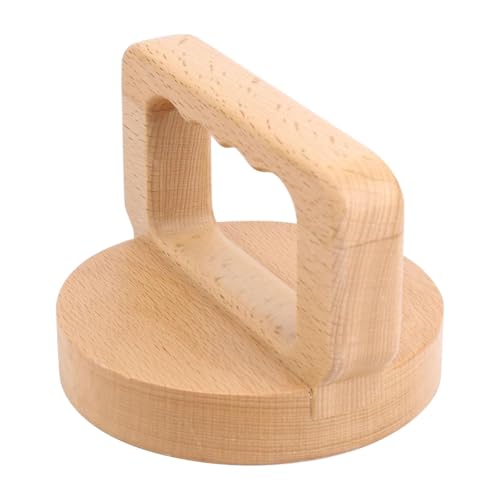 Badiman Wood Baren for Printmaking Block Printmaking Baren Easy to Clean Beech Versatile Hand Printing Tool for Linocut Painting, Ergonomic Handle