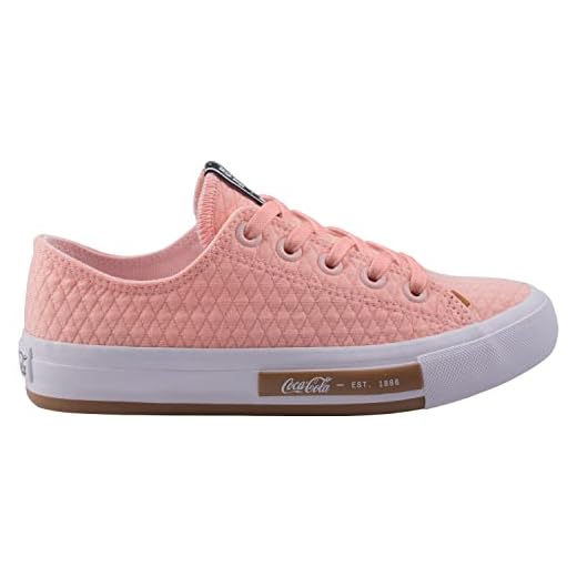 Tênis Coca-Cola Shoes, Daytona XXI, Feminino, Rose, 38