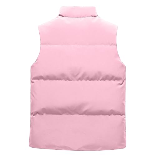 Lightweight Puffer Vest Men Big and Tall Warm Vest Zip Up Sleeveless Coat Casual Winter Vest with Pockets2