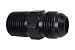 ICT Billet Straight -10AN Flare Male to 1/2" NPT Taper Pipe Thread Adapter Fitting 10 AN Black Anodized Billet Aluminum Plumbing Port Fluid F10AN500NP