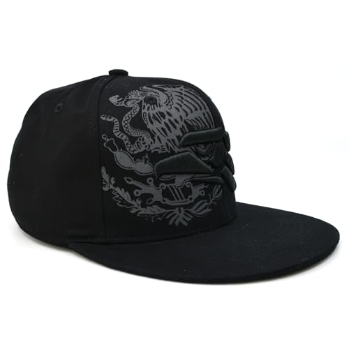 Gorra Fitted Mexican Aguila M Flat Bill Algodón miniatura 3