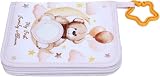 My First Family Album, Soft Photo Cloth Book for Newborn Toddlers with Safety Mirrors, Holds 17 Photos 4x6 Inch, Brown Bear Themed Compact Size 7.28x5.51in Attractive Processing
