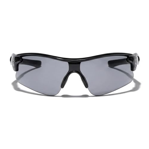 Image of Black Jones Sports Sunglasses for men and women Cycling Mountain Travelling Cricket Trekking Baseball Fishing Cycling Running Golf Motorcycle Tac Glasses UV400