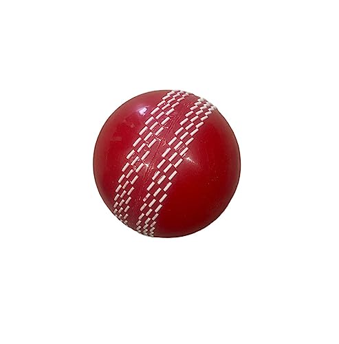 Image of Cricket i10 Ball T20 Match Play and Practice Traning Minimum Play 150 Over Match Ball (Red)