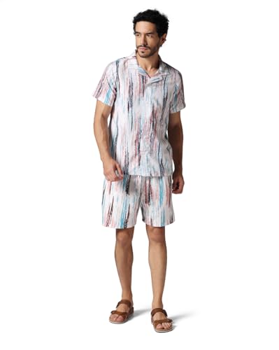 Image of DHRUVI TRENDZ Men Lycra Co-Ord Set