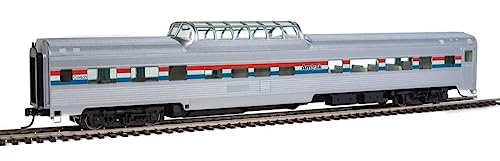 Walthers HO Scale 85' Budd Dome Coach Amtrak/Phase III (Red/White/Blue)