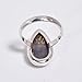 Natural Iolite Oval Shape Handmade Statement Ring 925 Sterling Silver Wedding Gift Jewelry Gift for Her (8.5)