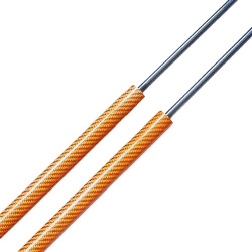 Vérins de capot en carbone orange pour Skoda Octavia A7 MK3