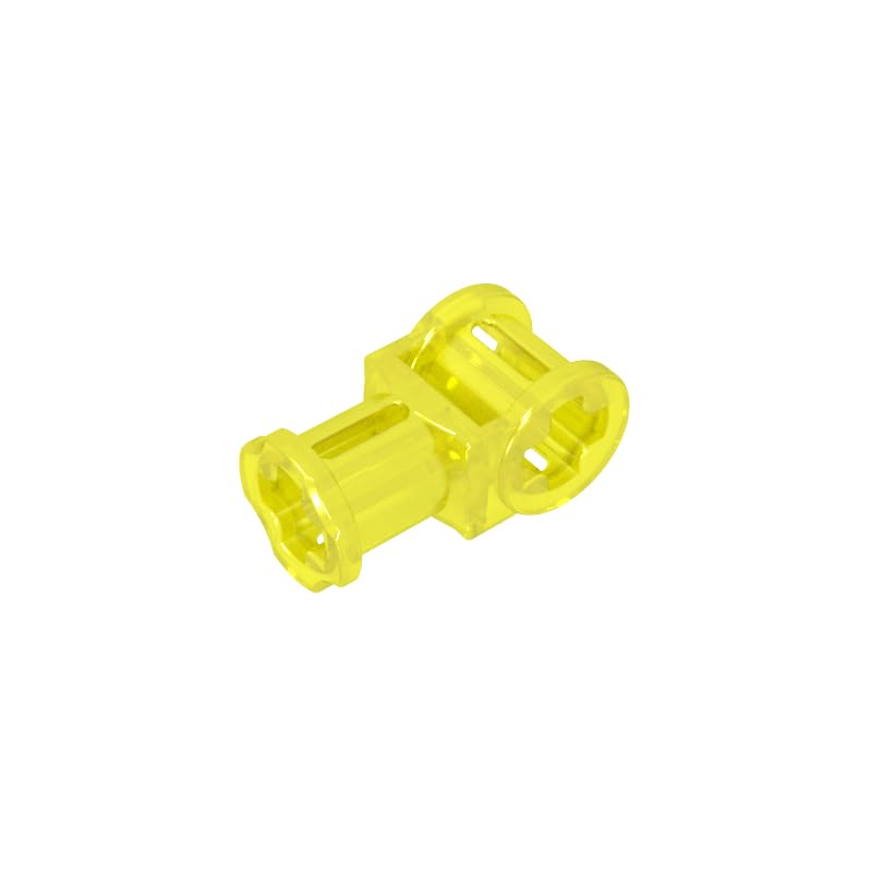 Gobricks Shaft Bolt Connection Technic Axle Connector with Axle Hole 32039 42135 4107081 GDS-931 50Pieces Compatible with Lego Classic Bulk Toy MOC Color:Trans Yellow โ image 1