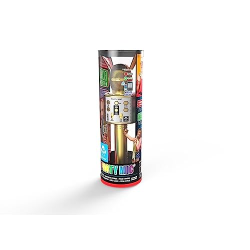 Cefa Toys - Micrófono Karaoke Bluetooth 7 en 1, Micrófono Estéreo Inalámbrico con Interpretación Vocal, Distorsionador de Voz, Mezclador, Compatible con Spotify, Youtube y Apps de Karaoke
