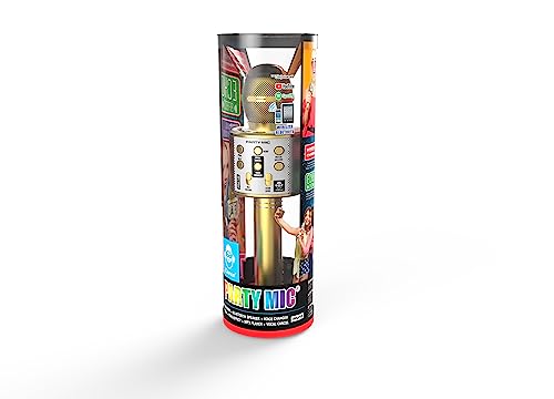 Cefa Toys - Micrófono Karaoke Bluetooth 7 en 1, Micrófono Estéreo Inalámbrico con Interpretación Vocal, Distorsionador de Voz, Mezclador, Compatible con Spotify, Youtube y Apps de Karaoke