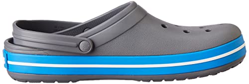 Image of Crocs Crocband Charcoal /Ocean Clog-(11016-07W)-4 UK Men / 5 UK Women (M5W7)