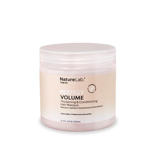 NatureLab.TOKYO Perfect Volume Thickening & Conditioning Hair Masque | Hydrate Hair While Adding Softness & Smoothness | 6.7 Fl Oz