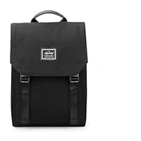 WDSBZNB School Bag Women's 14 Inch Laptop Backpack Student Travel Schoolbag Girls Casual Ultralight Portable Canvas Waterproof(Black)