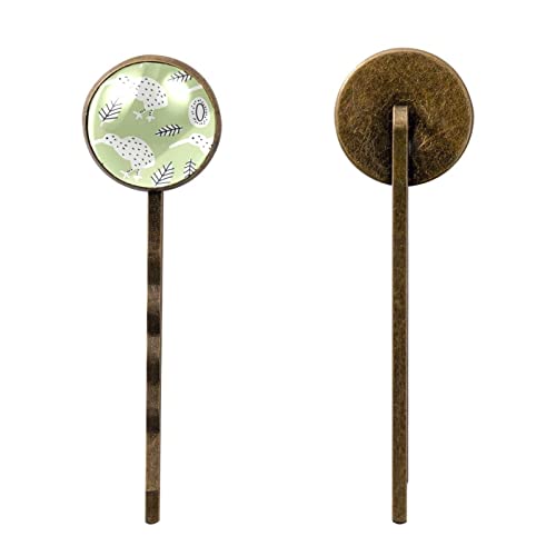 Barrettes à cheveux oiseau vert pour femme accessoire coiffure été