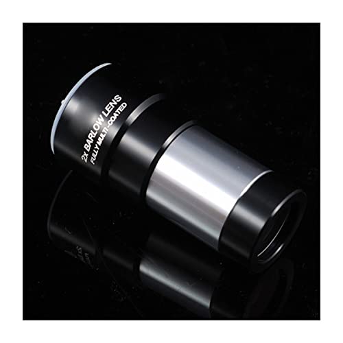 Accesorios para telescopios astronómicos con lente 2X y adaptador de 1,25 pulgadas