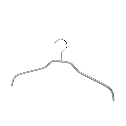 MAWA ドイツのすべらないマワハンガー レディースサイズ シルエット 41F 10本組 シルバー