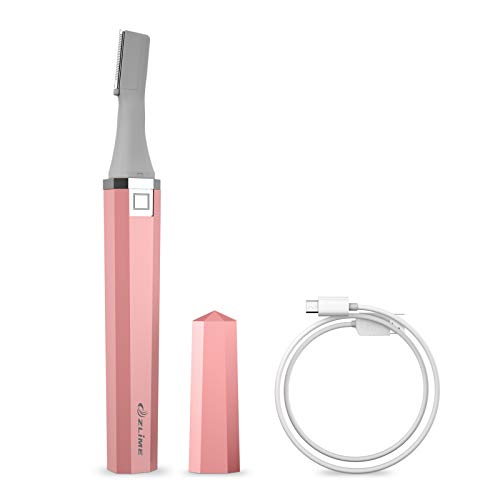Eyebrow Trimmer Facial Hair Remover Rechargeable for Women Men Electric Precision Face Trimmer with Comb for Lip Arm Leg Bikini
