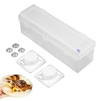 Dispenser Pellicola - Con Taglierina Dispenser Alluminio Slider Innovativo | Contenitore PE Alimentare Riutilizzabile | Per Cucina Casa Uso Commerciale Rotoli /Grandi 44.5x12x15cm/54.5x12.5x15cm T