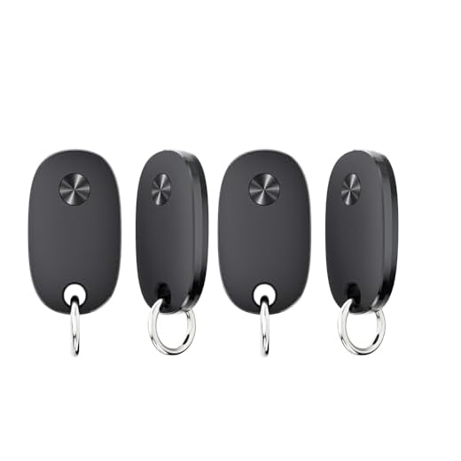 Air Tag 4 Pezzi, Smart Tracker Funziona con Apple Dov'è App (solo iOS), Batteria Sostituibile Bluetooth Trova Oggetti, 2 anni Utilizzabile Localizzatore Chiavi per Chiavi/Bagagli/Valigie/Portafogli