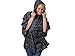 ECO CHIC Waterproof Hooded Rain Ponchos for Adults, Foldable Adult Poncho with Pocket, Lightweight Reusable Raincoat