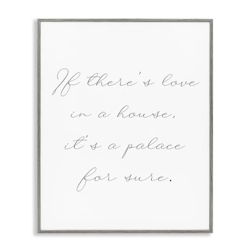 Minimal Love in a House, 11 x 14 Inch Framed Giclée Print