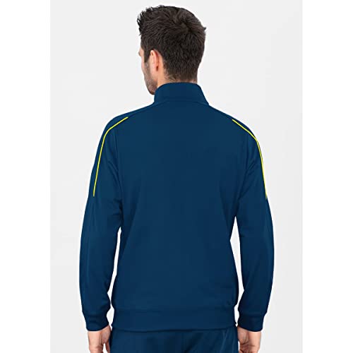JAKO Herren Polyesterjacke Classico, Nightblue/Citro, XXL – Ansicht 3